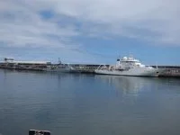 Le “LV Le Hénaff” et le “Beautemps-Beaupré” à quai à Funchal