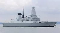 Le destroyer britannique HMS Diamond
