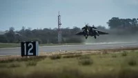 Atterrissage d'un Rafale Marine