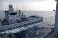 Ravitaillement à la mer avec le Jean Bart