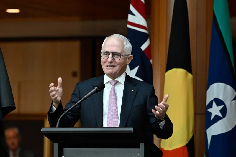 L'ancien premier ministre australien Malcolm Turnbull