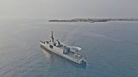 La frégate Guépratte au large de Djibouti
