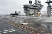Premier appontage d'un F-35C