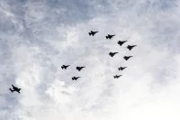 Entrainement entre F16 grecs et Rafale marine