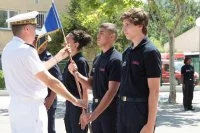 Remise du Fanion et diplômes des cadets des marins-pompiers de Marseille