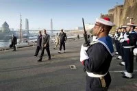 Le ministre de la Défense et des Anciens Combattants en déplacement à Brest