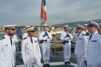 L’aviso « Commandant Bouan » à l’honneur pour son action lors des missions Triton et Sophia