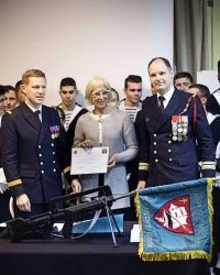 Signature de la charte de parrainage de la PMM Kieffer par le commando Kieffe
