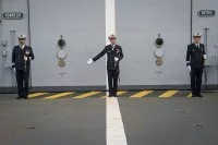 Le capitaine de frégate Ismael Hifdi, nouveau commandant de la Marne