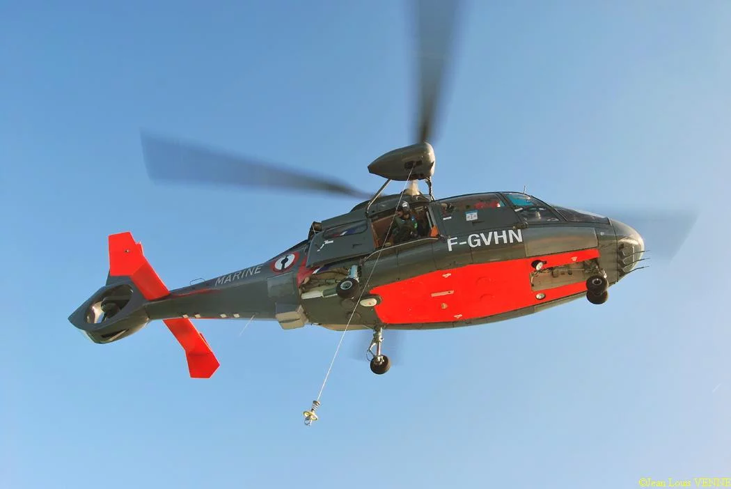 L'hélicoptère Dauphin de service public