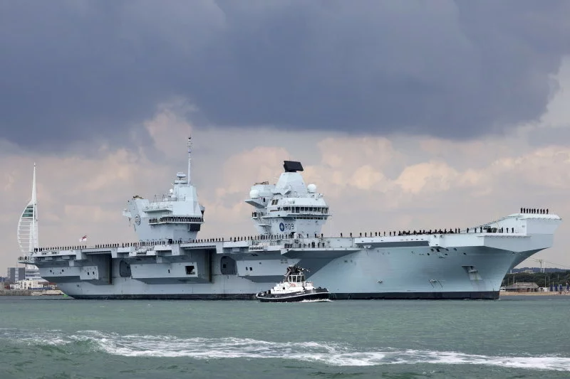Le porte-avions britannique HMS Prince of Wales