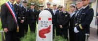 L’équipage du Pégase participe à l’inauguration d’une borne du souvenir en mémoire de la 2ème DB