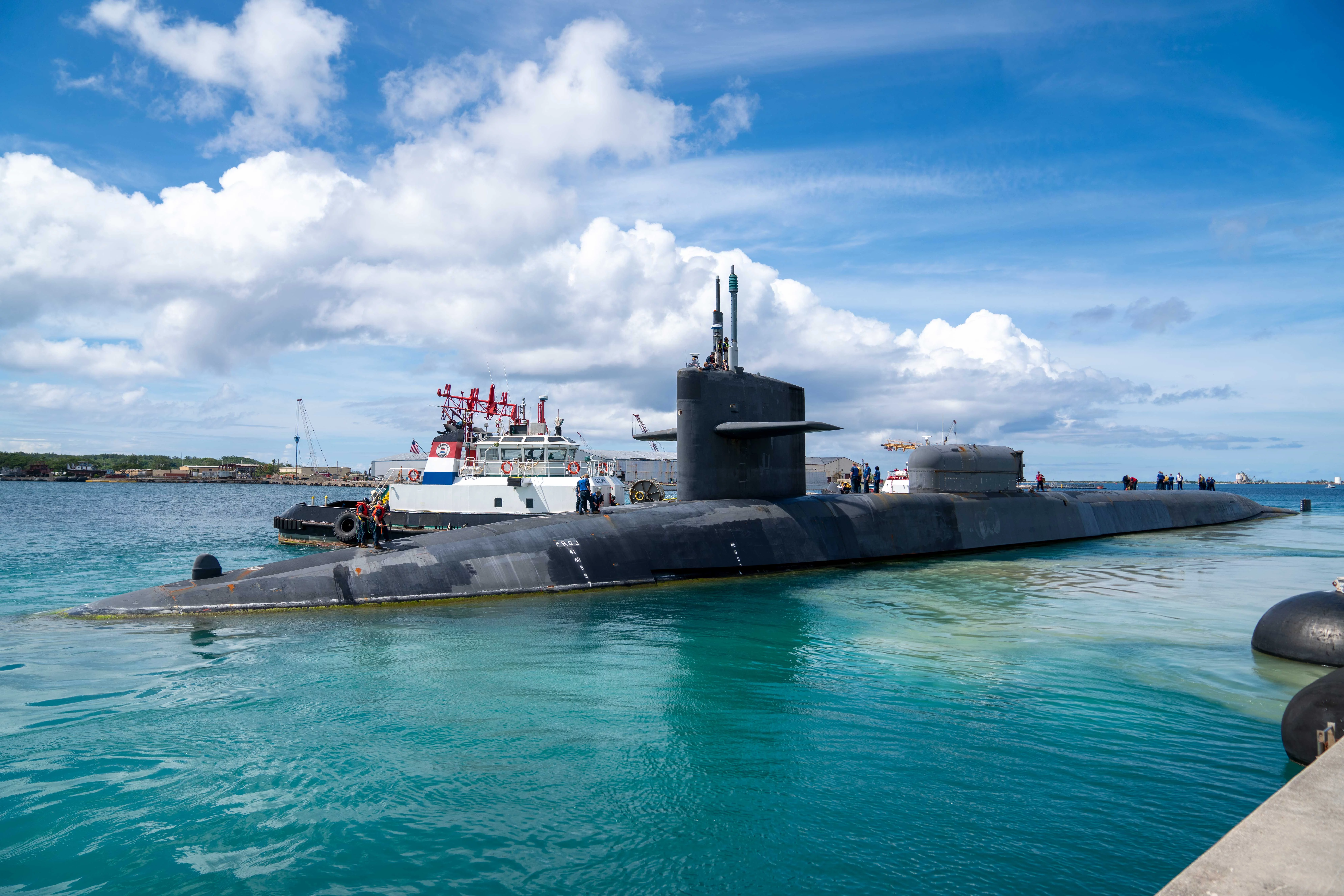 Le sous-marin nucléaire lanceur de missiles de croisière USS Michigan