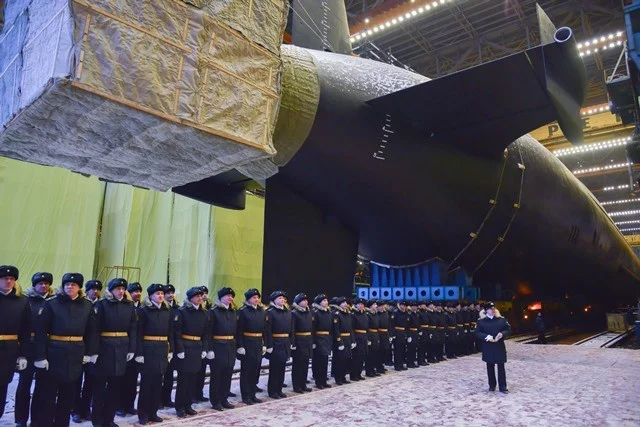 Lancement du SNLE russe Generalissimo Suvorov