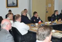 Rencontre entre les chefs de 15 marines alliées de l'OTAN