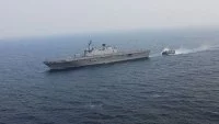 Un porte-hélicoptère sud-coréen de la classe Dokdo