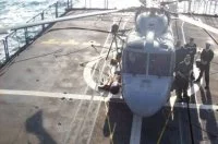 Le Lynx équipé de sa torpille