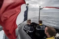 Dans la fosse de veille du SNLE Le Terrible