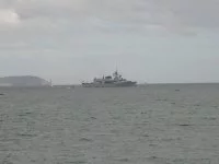 La frégate canadienne Ville de Québec arrive à Toulon