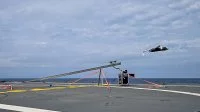 Lancement d'un drone