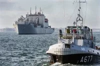 Le Transporteur Ravitailleur Polyvalent américain Robert E. Peary