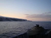 Les îles Baléares depuis la passerelle du Capricorne