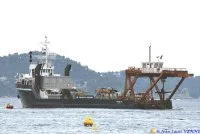 Le Castor 02 relève les ancres et les chaînes de la Rance et du Cdt Rivière