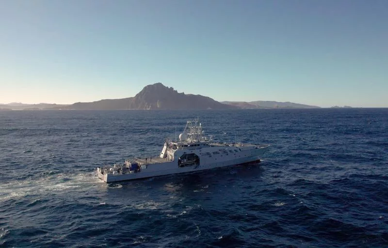 Le patrouilleur Teriieroo a Teriierooiterai franchit le cap Horn