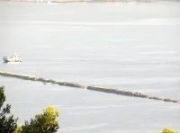 La jetée qui protège la rade de Toulon