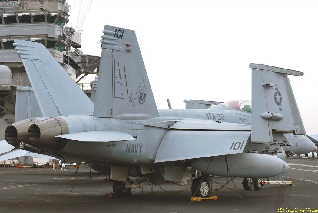Un chasseur F-18
