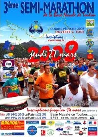 3Ã¨ semi-marathon de la base navale de Toulon