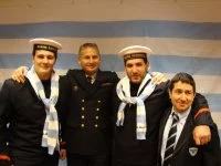 La délégation du Rugby club de la marine nationale