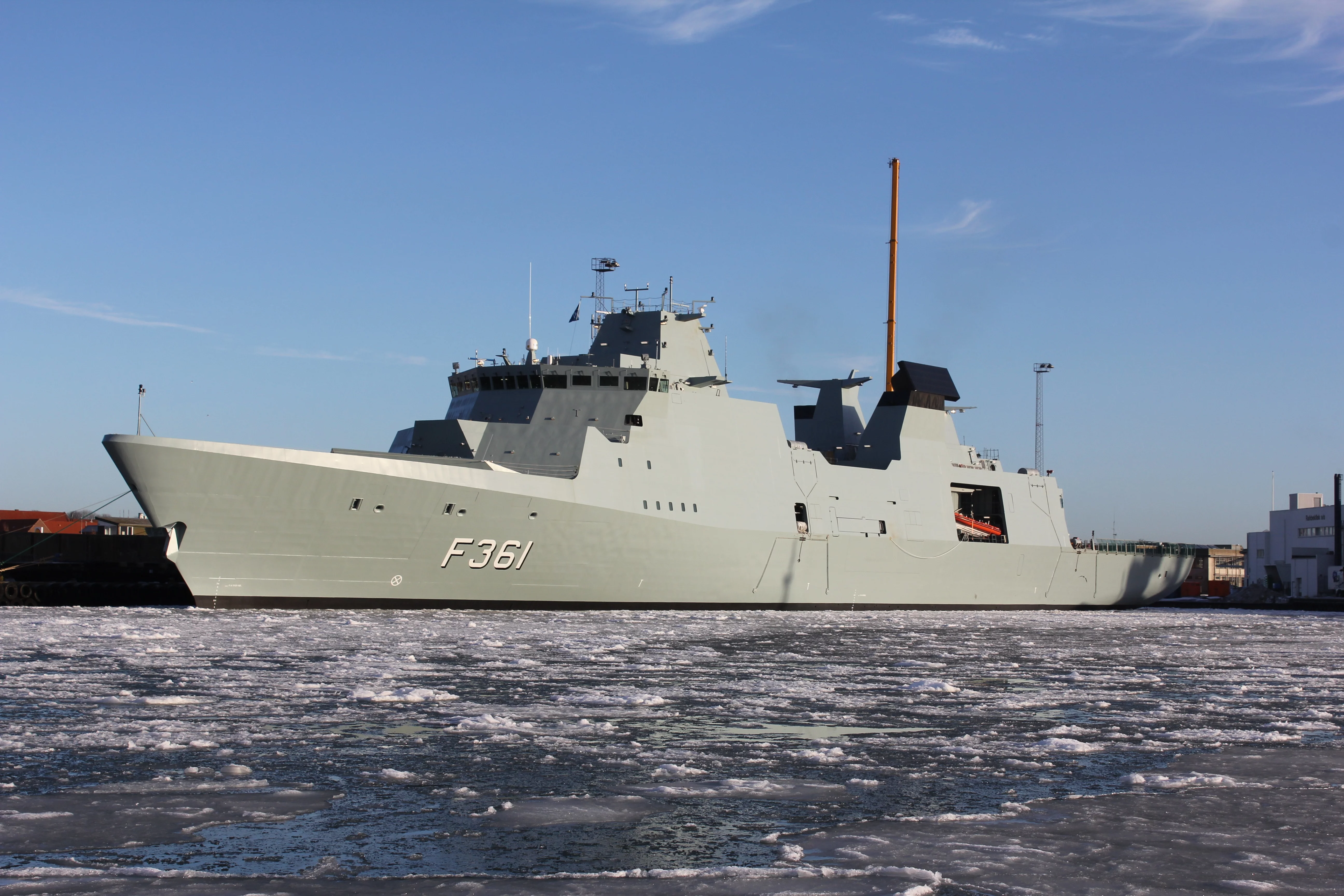 La frégate danoise Iver Huitfeldt
