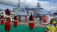 Le Teriieroo a Teriierooiterai accueilli à son arrivée à Papeete