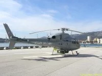 L'hélicoptère de l'armée de l'air