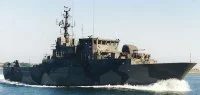 Le chasseur de mines HMS Landsort