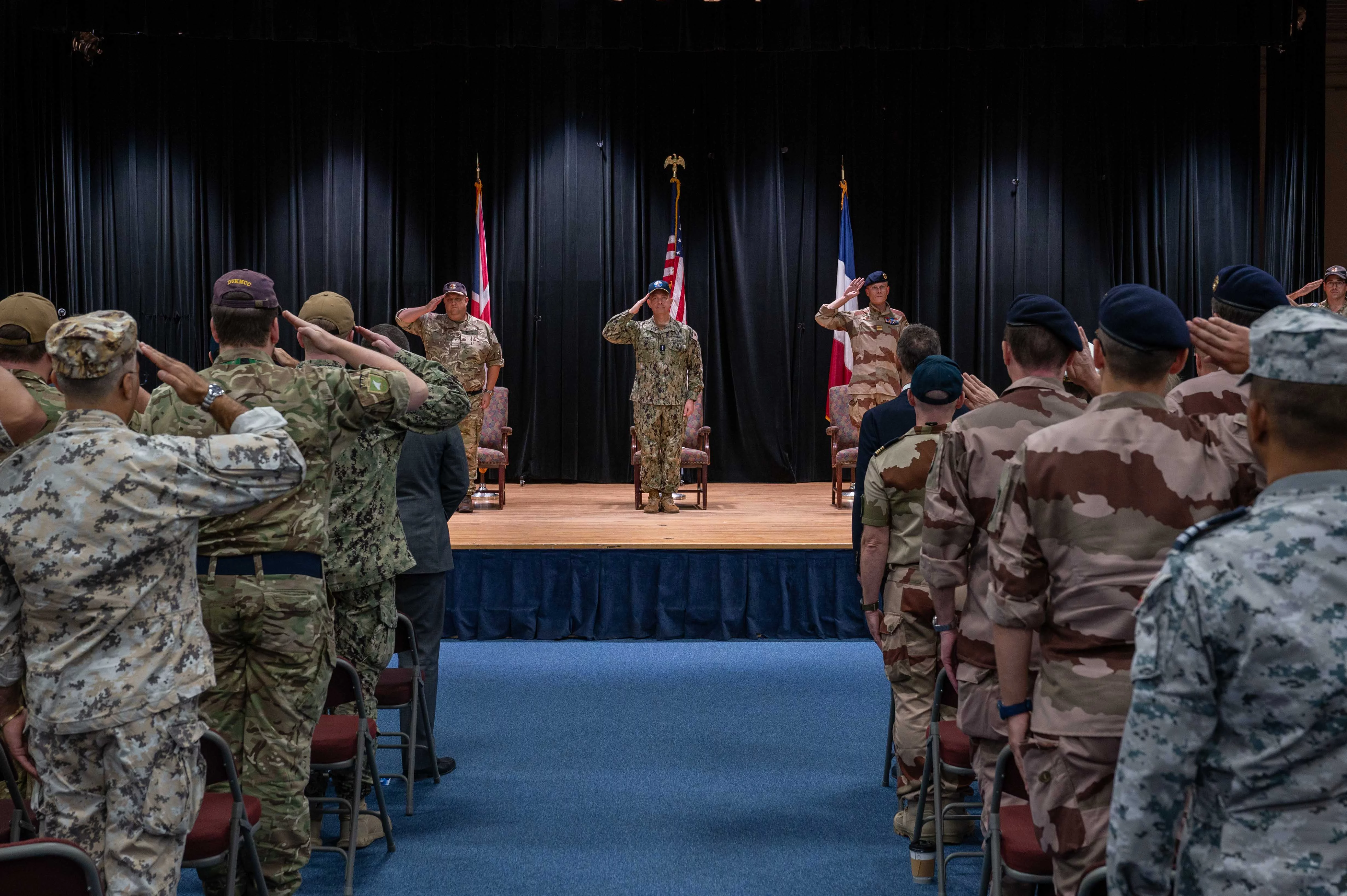 Transfert de commandement de la CTF-150
