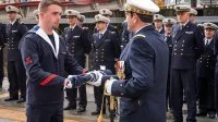 Dernière cérémonie des couleurs pour la frégate Latouche-Tréville