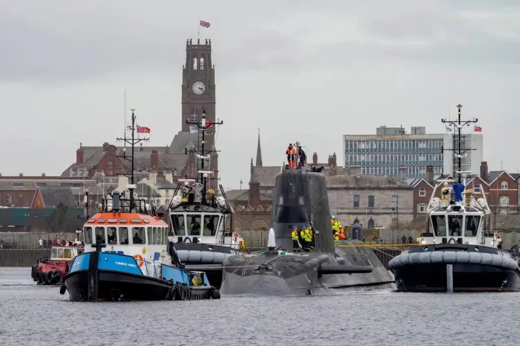 Le sous-marin britannique HMS Anson