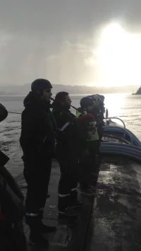 Le SNA Casabianca est arrivé en Norvège au son inhabituel de la cornemuse