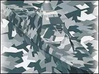 Le camouflage fractal du Visby