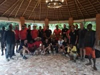 25 volontaires du Commandant Bouan rénovent le centre éducatif La ferme de Damien