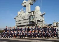 Le Rugby Club de la marine nationale sur le Charles de Gaulle