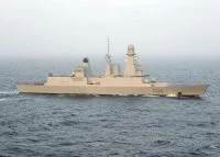 La frégate Forbin en océan Indien