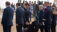 Cérémonie de tradition de l’Ecole des fusiliers marins à Colleville-Montgomery