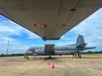 Un avion de patrouille maritime Atlantique 2 à Jakarta (Indonésie)
