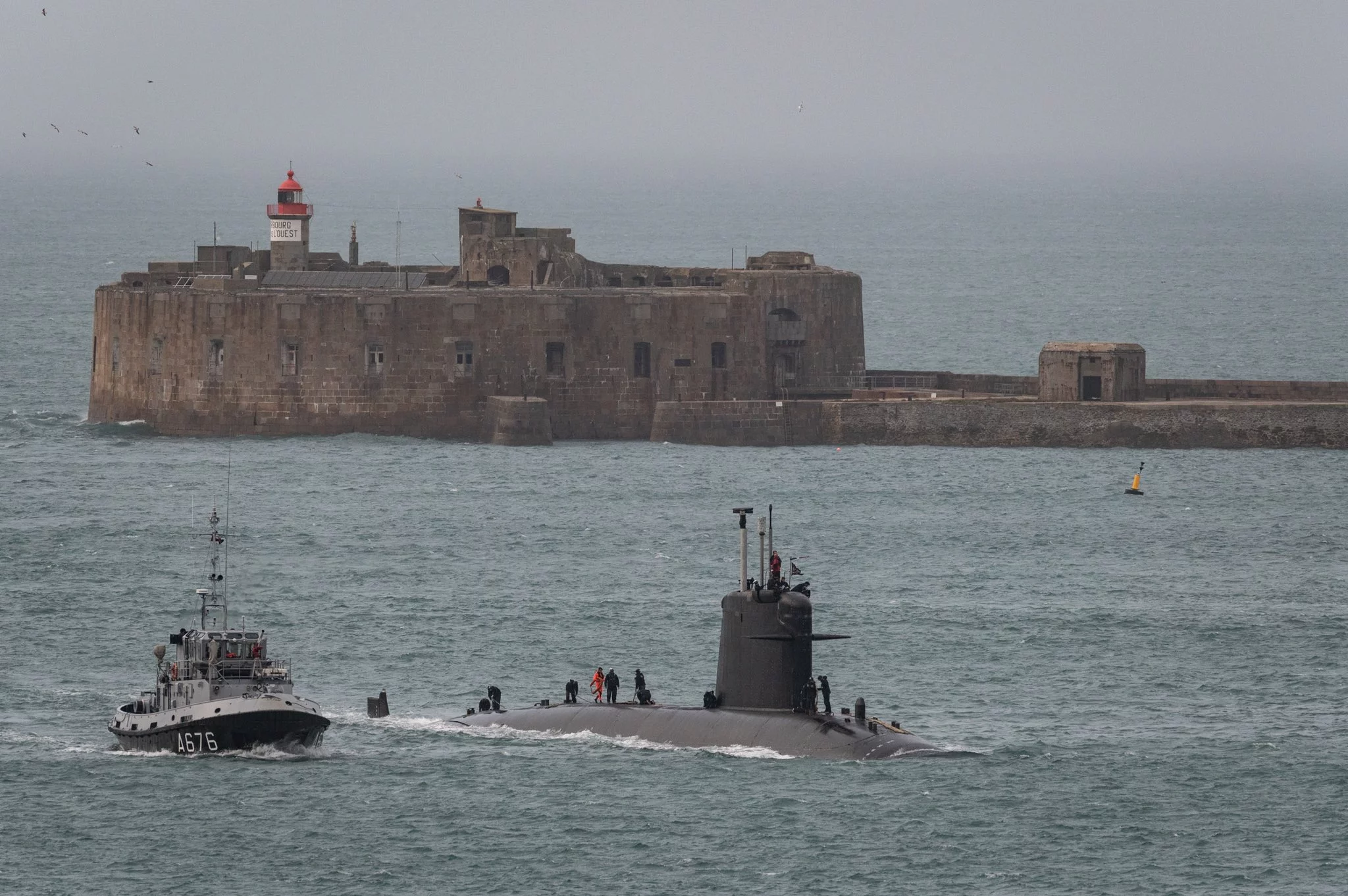 Dernière arivée du Rubis à Cherbourg