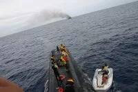 Un sous-marin turc porte assistance à 3 plaisanciers en détresse