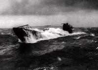 Un U-boat en patrouille pendant la Première Guerre Mondiale