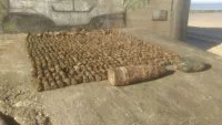 Les munitions retrouvées à Oye-Plage